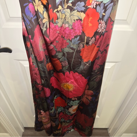 Free People Botanical Maxi Floral Brown Multi Dress - Picture 12 of 16